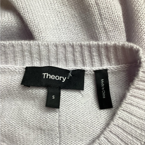 THEORY LILAC RIBBED SWEATER SIZE SMALL 1286 - Picture 7 of 8